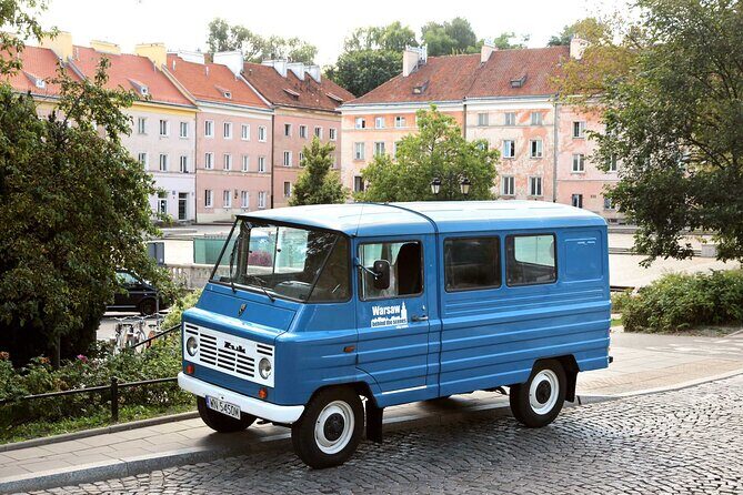 Best of Warsaw - private tour by retro minibus with hotel pickup - Old Town on foot: Castle Square, St John’s, and Market Square legends