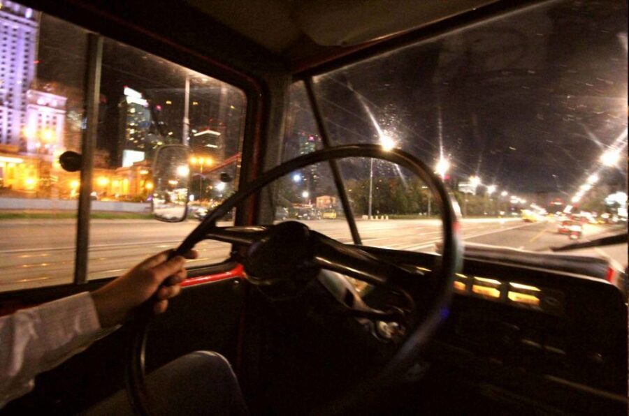 Warsaw: Evening History and Pubs Tour by Retro Minibus - A Żuk Minibus Makes the Night Feel Like Part of the History