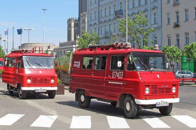 Warsaw Layover Tour (Chopin Airport) by retro minibus - Why a Retro Fire Van Turns a Layover Into Real Sightseeing
