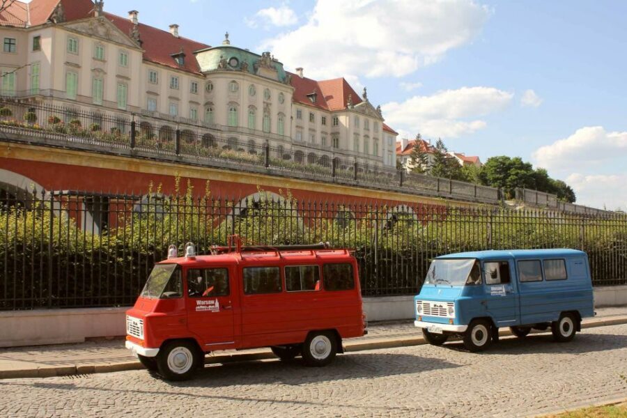 Warsaw: the Best of the City Private Tour by Retro Minibus - A 3-hour Warsaw intro on a vintage Żuk minibus