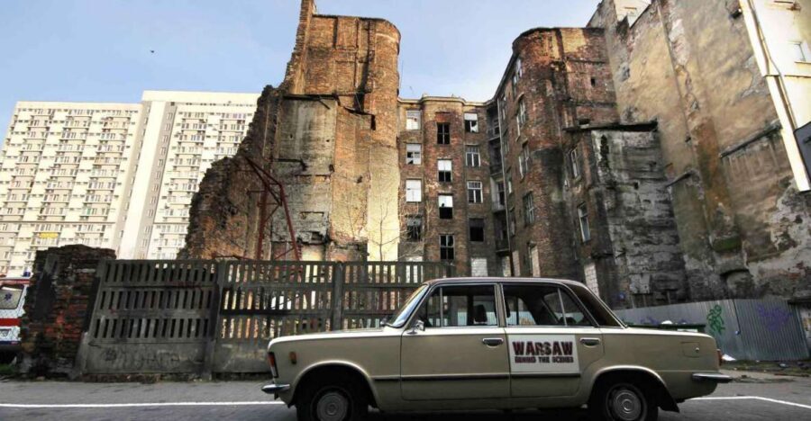 Warsaw: WWII Private Tour by Retro Minibus with Hotel Pickup - The Ghetto Wall and Waliców Street tenement: history you can stand beside