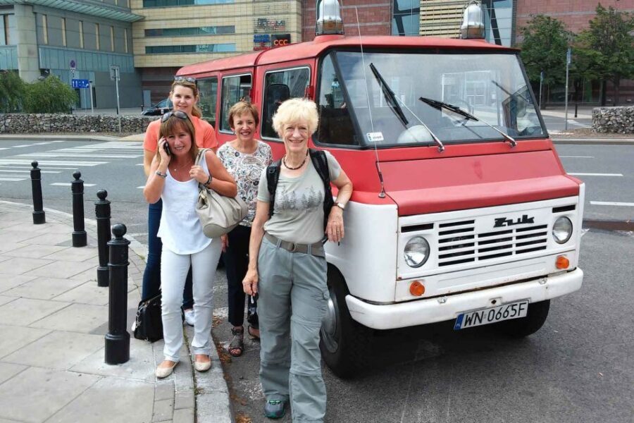 Warsaw: WWII Private Tour by Retro Minibus with Hotel Pickup - Bullet-marked buildings and archival photo matching: why this method works