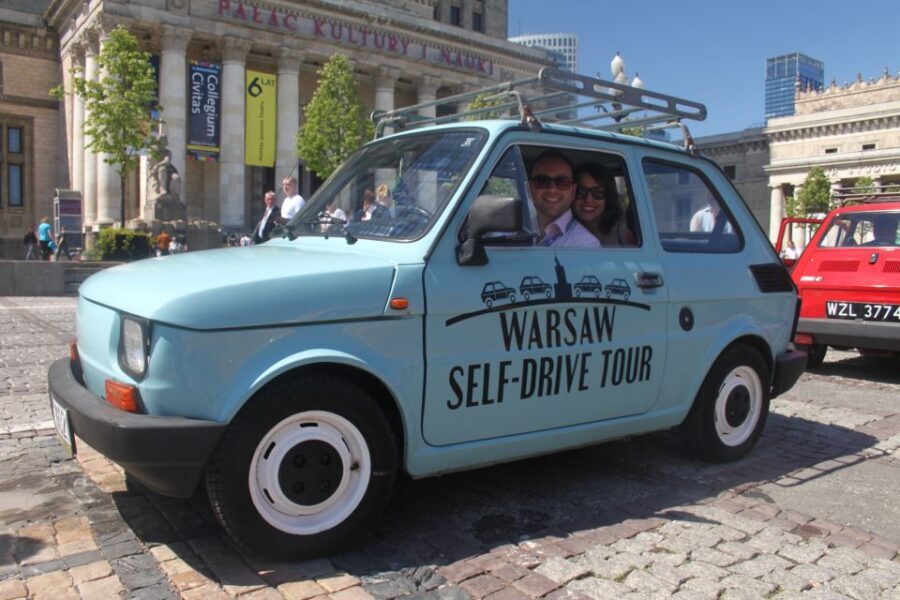 Warsaw's Must-Sees Self-Driving Tour - First you meet at the Palace of Culture, then you learn to steer the Toddler